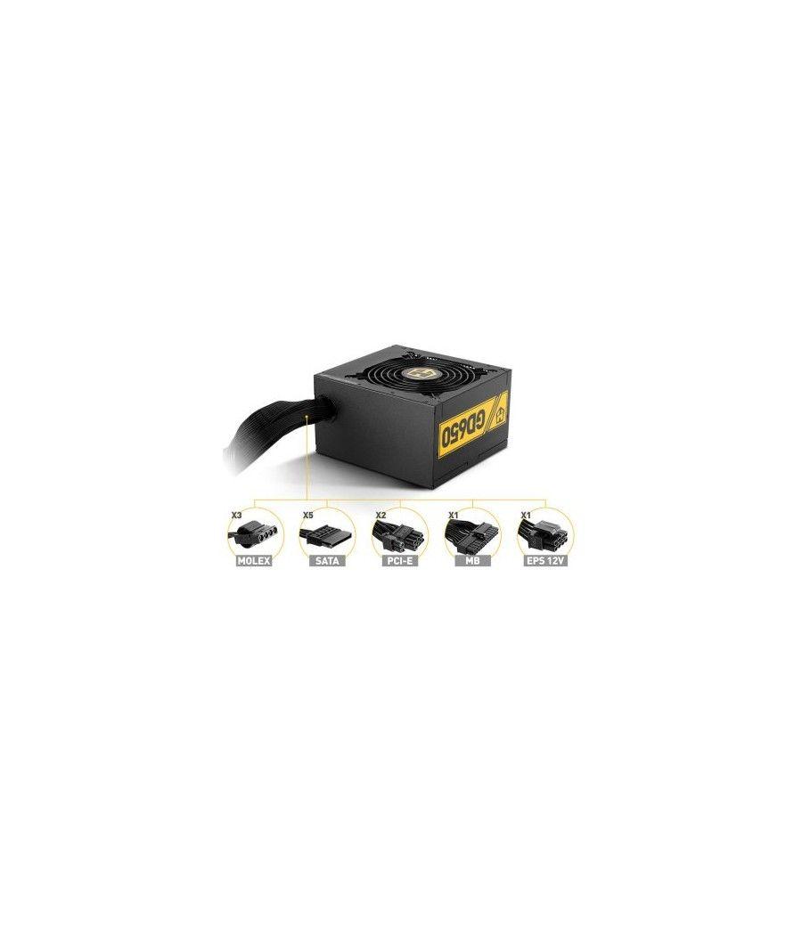 Nox Fuente Alimentación Hummer GD650 80plus GOLD - Imagen 3