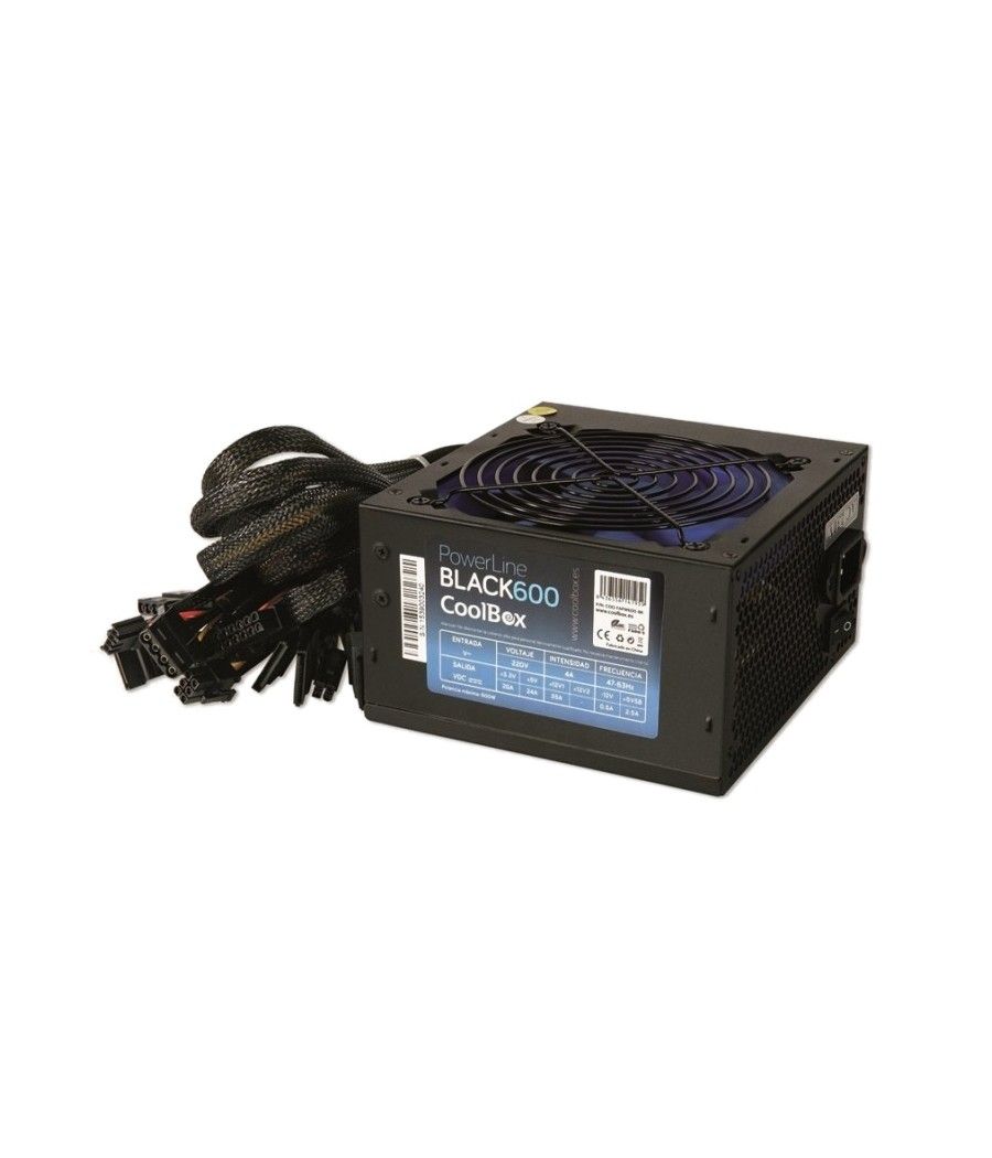 CoolBox fuente alimentación Powerline 600 PFC ATX - Imagen 6