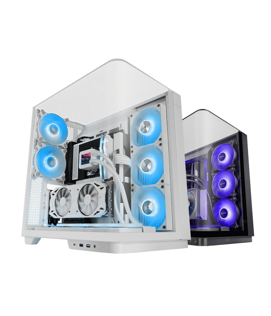 Caja semitorre atx mc-infinio lite argb blanco mars gaming