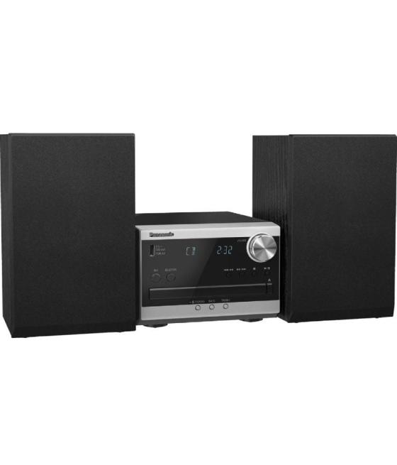 Microcadena con bluetooth panasonic sc-pm270/ 40w/ negro y plata