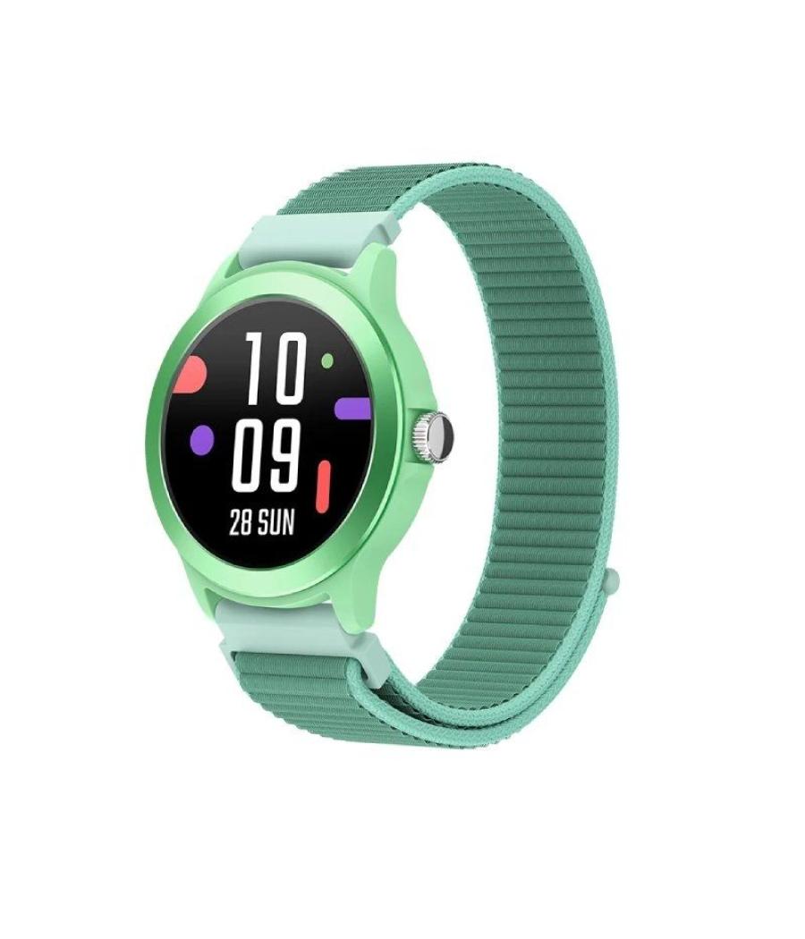 Smartwatch spc smartee duo vivo 9651r/ notificaciones/ frecuencia cardíaca/ verde menta/ incluye correa extra
