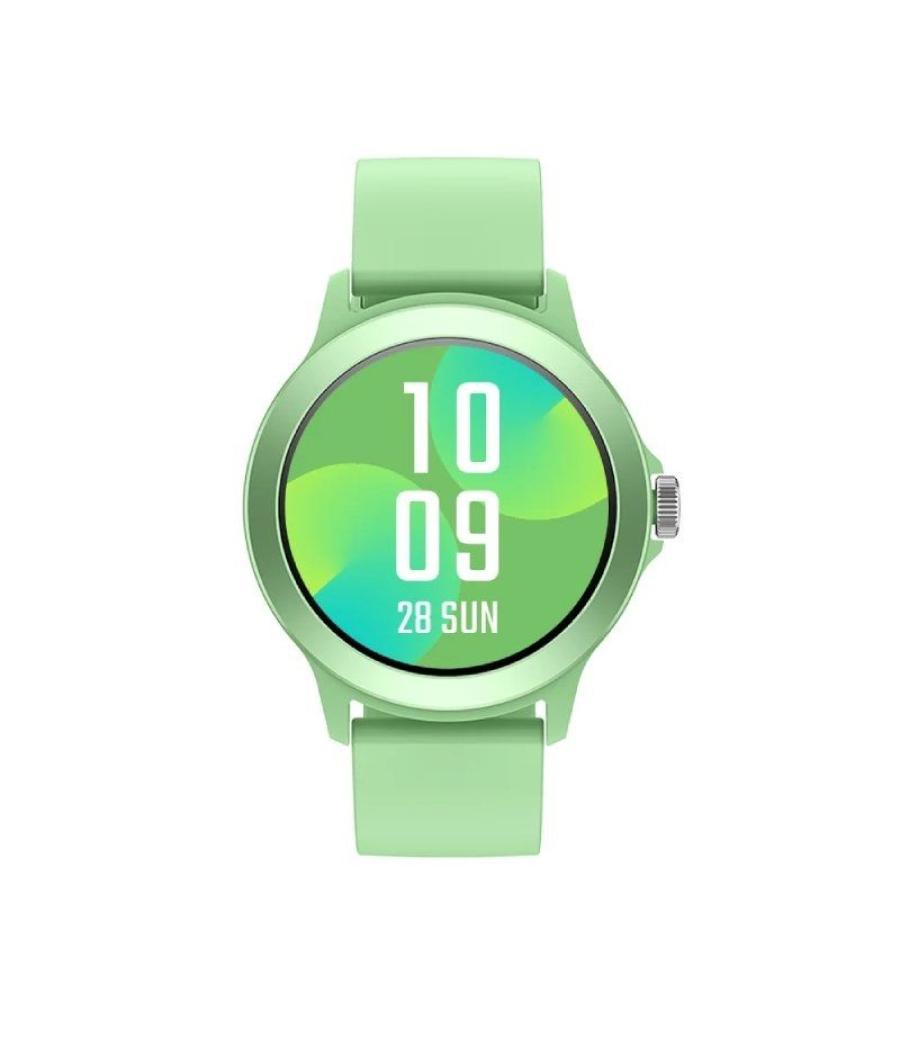 Smartwatch spc smartee duo vivo 9651r/ notificaciones/ frecuencia cardíaca/ verde menta/ incluye correa extra