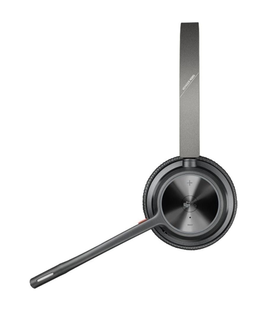 Auriculares inalámbricos poly voyager 4320 para microsoft teams + adaptador bt700/ con micrófono/ bluetooth/ negros