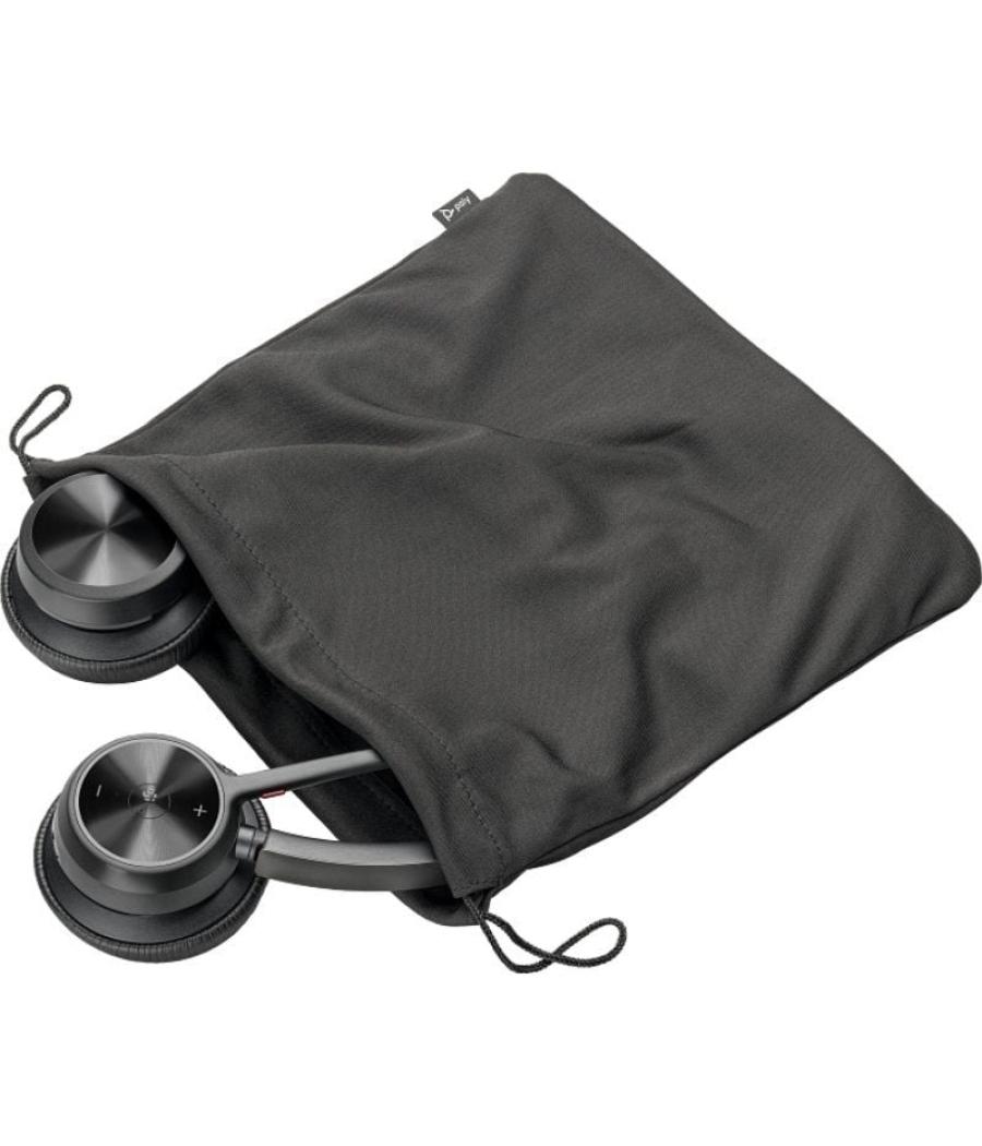 Auriculares inalámbricos poly voyager 4320 para microsoft teams + adaptador bt700/ con micrófono/ bluetooth/ negros