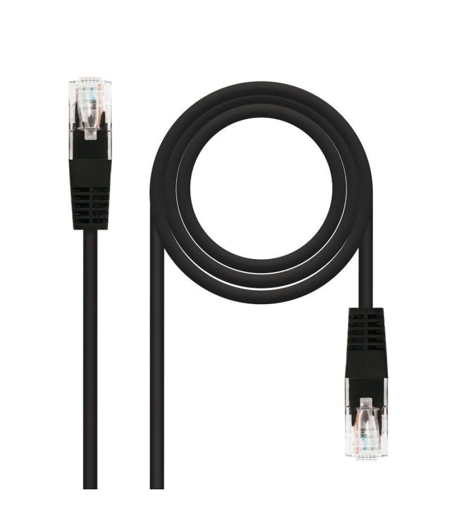 Cable de red rj45 utp nanocable 10.20.0400-l25-bk cat.6/ 25cm/ negro