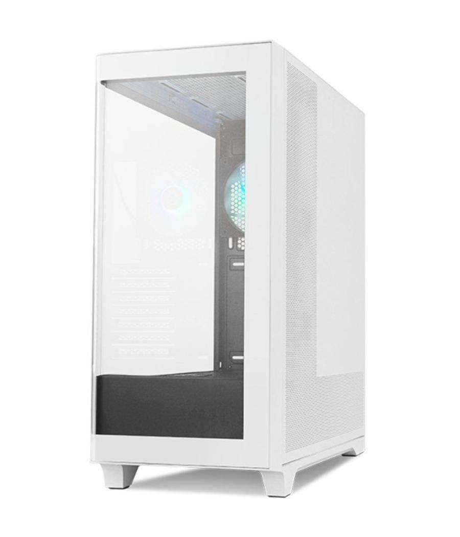 Caja gaming semitorre nox hummer ether/ blanca y negra