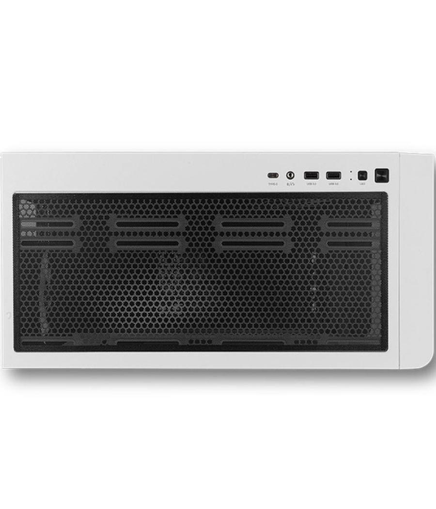 Caja gaming semitorre nox hummer ether/ blanca y negra