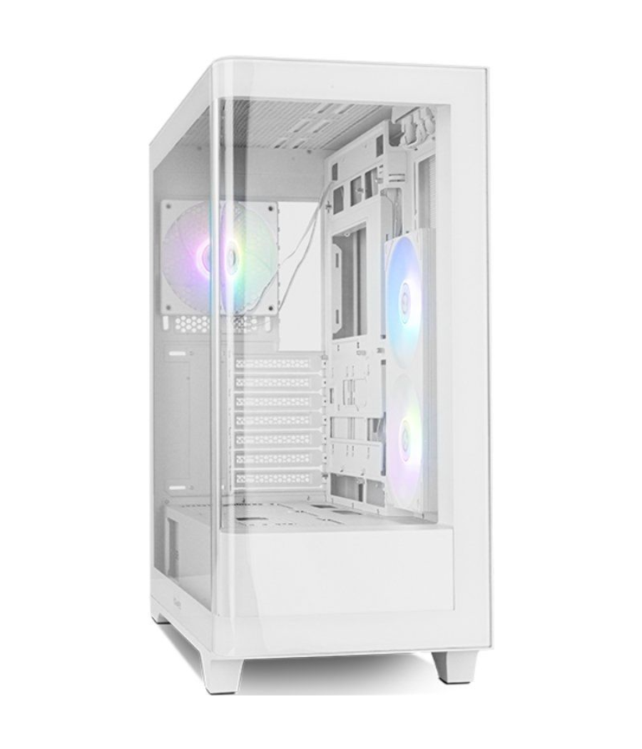 Caja gaming semitorre nox hummer ether/ blanca