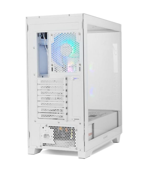 Caja gaming semitorre nox hummer ether/ blanca