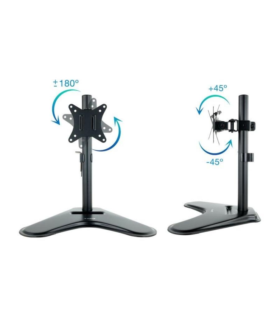 Soporte de mesa orientable/ inclinable tooq db1701tn-b para tv y portátil de 17-32'