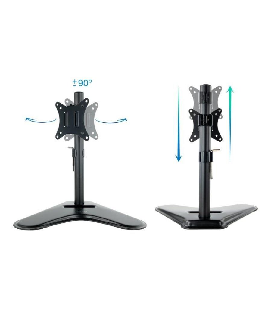 Soporte de mesa orientable/ inclinable tooq db1701tn-b para tv y portátil de 17-32'