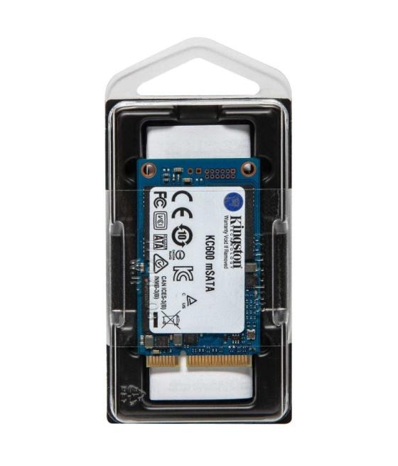 Disco ssd kingston kc600 1tb/ msata/ full capacity