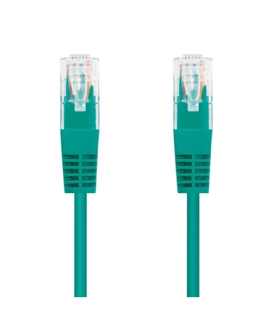 Cable de red rj45 utp nanocable 10.20.0400-gr/ cat.6/ 50cm/ verde
