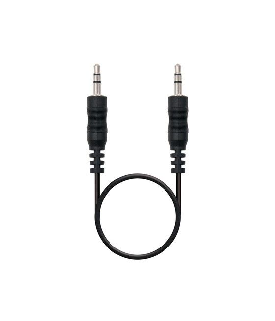 Nanocable Cable audio estéreo, Jack 3.5/M-Jack 3.5/M, negro, 15m - Imagen 1