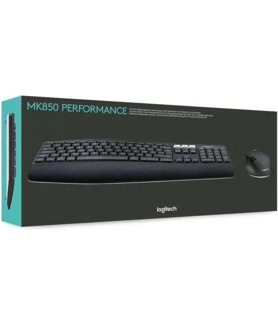 Teclado y ratón inalámbrico logitech unifying mk850 performance