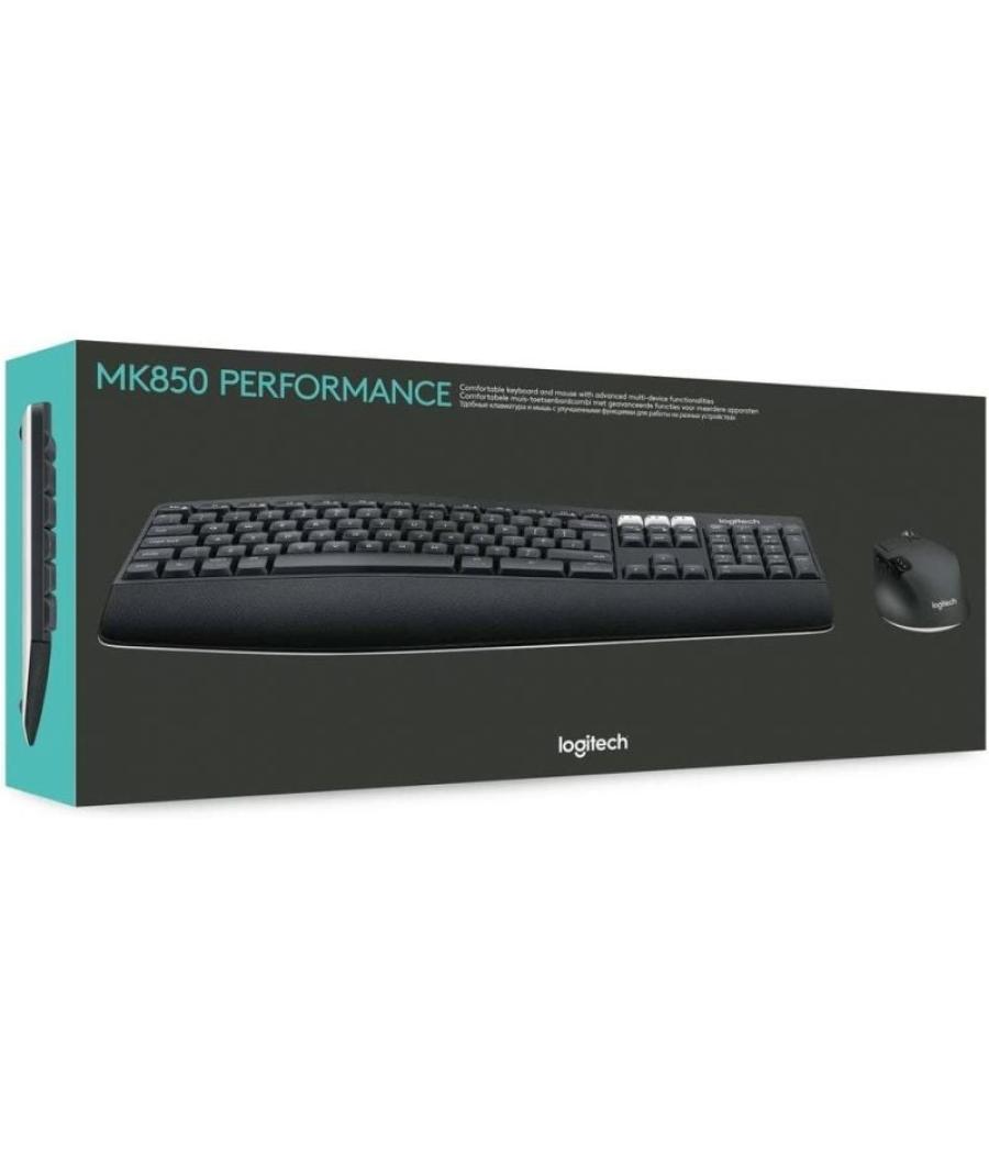 Teclado y ratón inalámbrico logitech unifying mk850 performance
