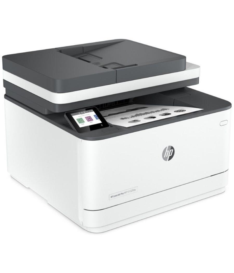 Multifunción láser monocromo hp laserjet pro 3102fdw wifi/ fax/ dúplex/ blanca