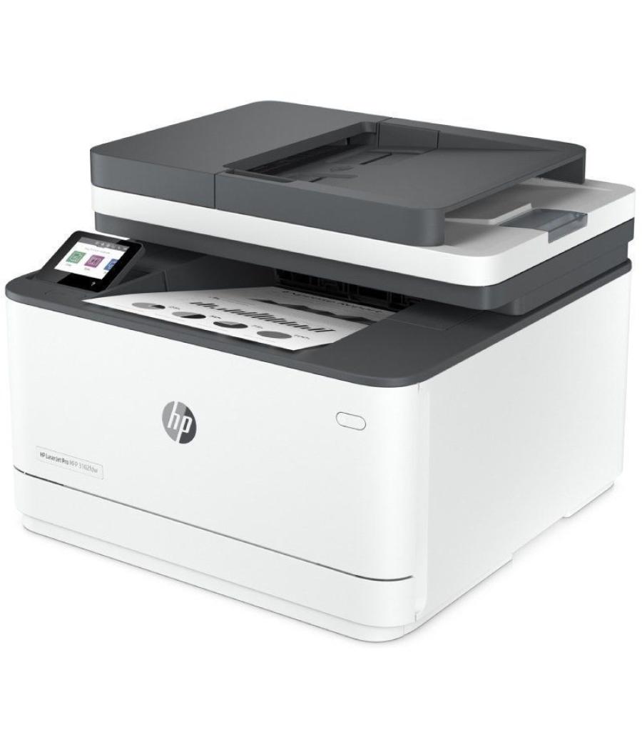 Multifunción láser monocromo hp laserjet pro 3102fdw wifi/ fax/ dúplex/ blanca