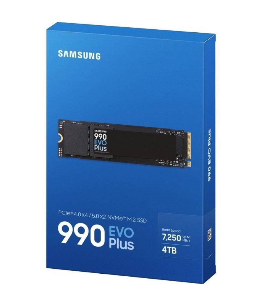 Disco ssd samsung 990 evo plus 4tb/ m.2 2280 pcie gen5/ compatible con ps5 y pc/ full capacity