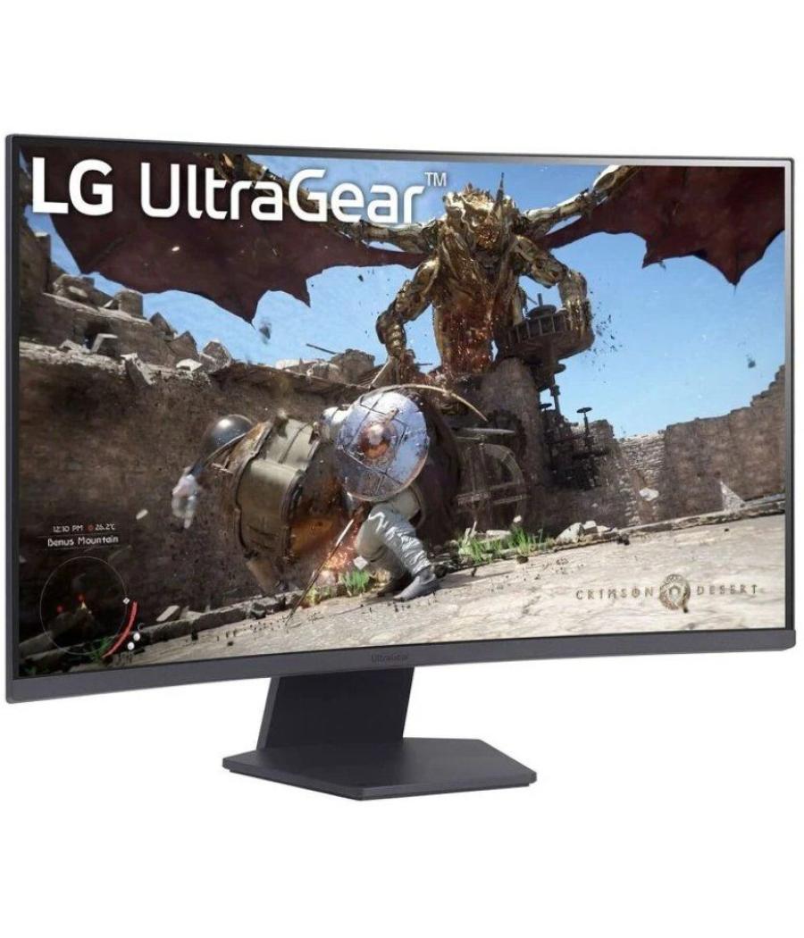 Monitor gaming curvo lg ultragear 32gs60qc-b 31.5'/ qhd/ 1ms/ 180hz/ va/ negro