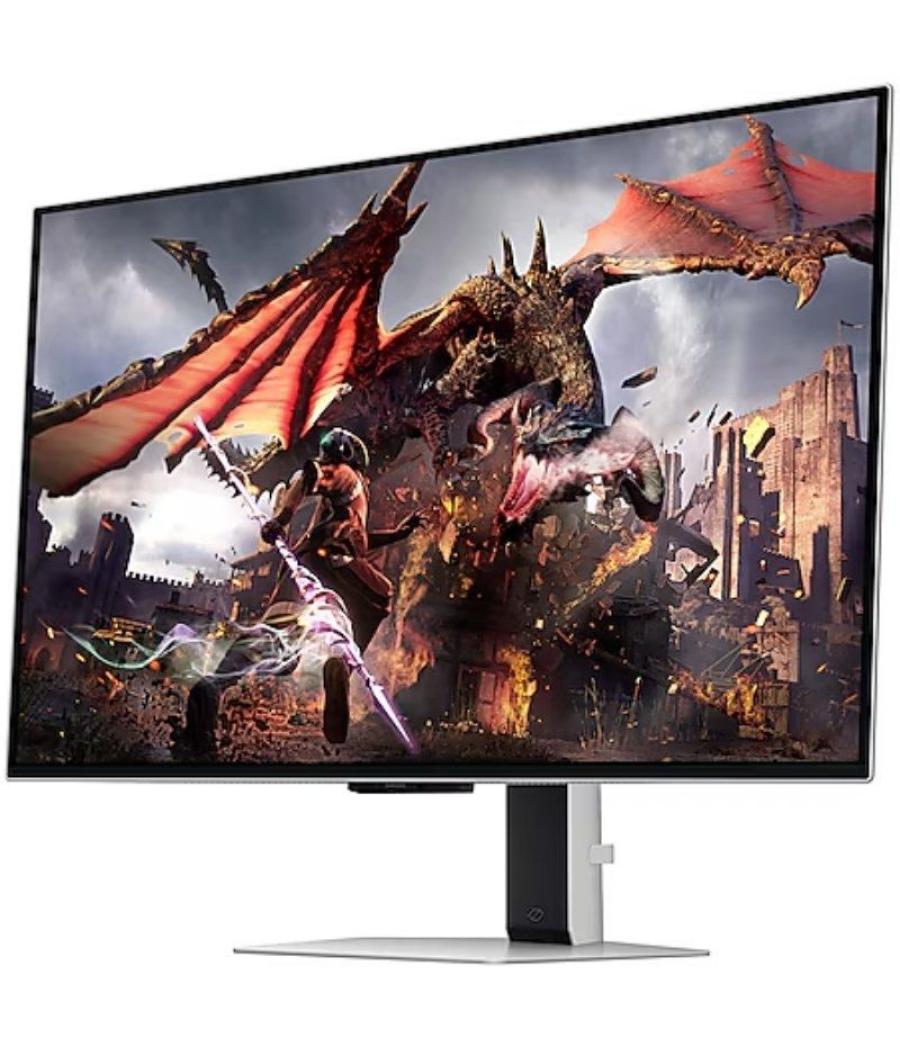 Smart monitor gaming samsung odyssey oled g8 s32dg800su 32'/ 4k/ 0.03ms/ 240hz/ multimedia/ regulable en altura/ smart tv/ plata
