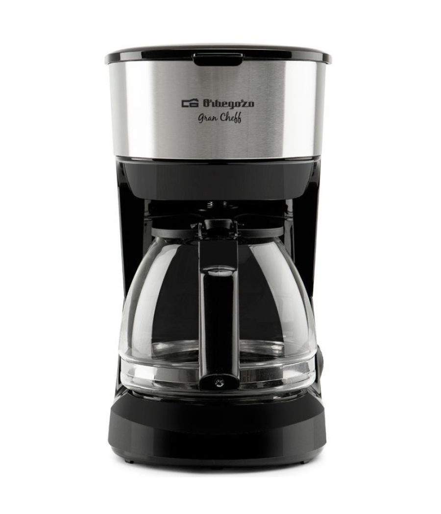 Cafetera de goteo orbegozo cg 4506/ 6 tazas/ negra y plata
