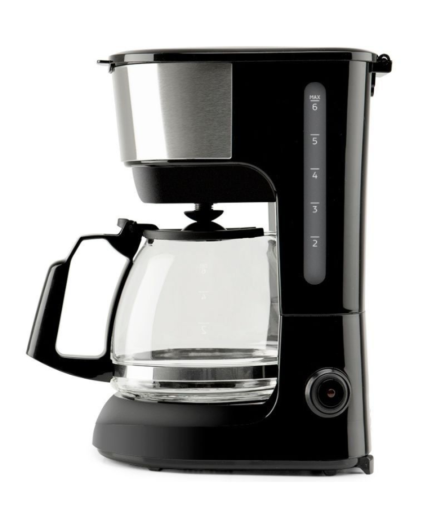 Cafetera de goteo orbegozo cg 4506/ 6 tazas/ negra y plata