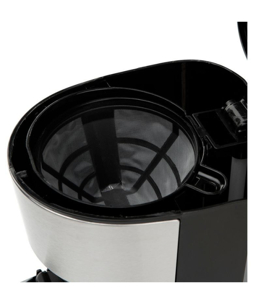 Cafetera de goteo orbegozo cg 4506/ 6 tazas/ negra y plata
