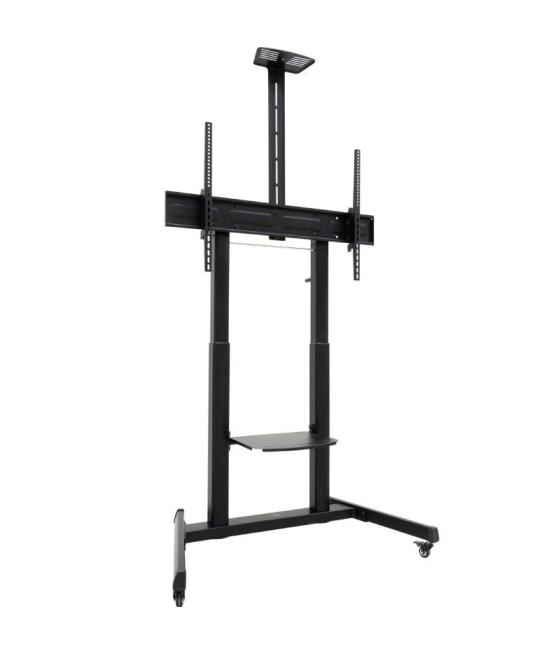 Soporte de suelo inclinable con ruedas tooq fs20406hm-b para tv de 60-100'/ hasta 120kg