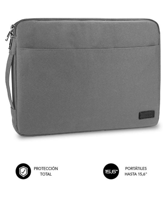 Funda subblim urban laptop sleeve para portátiles hasta 15.6'/ gris