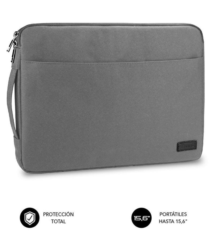 Funda subblim urban laptop sleeve para portátiles hasta 15.6'/ gris