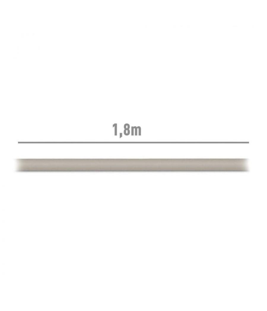 Cable serie rs232 aisens a112-0066/ db9 hembra - db9 hembra/ hasta 0.15w/ 1.6mbps/ 1.8m/ beige