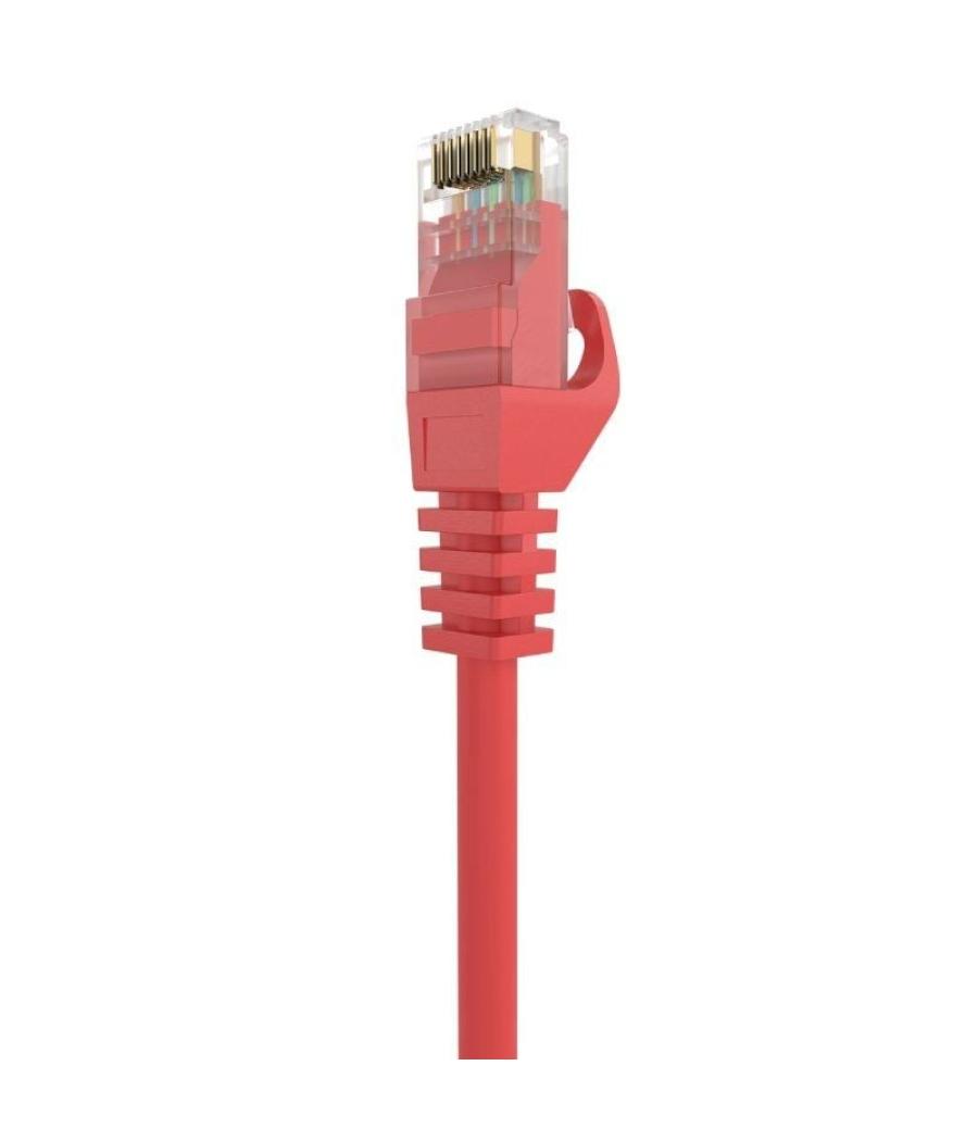Cable de red rj45 awg24 utp aisens a145-0557 cat.6a/ lszh/ 30cm/ rojo