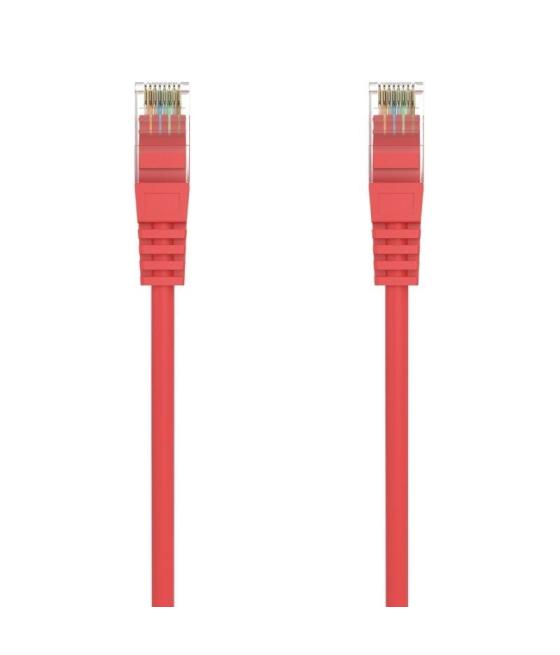 Cable de red rj45 awg24 utp aisens a145-0557 cat.6a/ lszh/ 30cm/ rojo