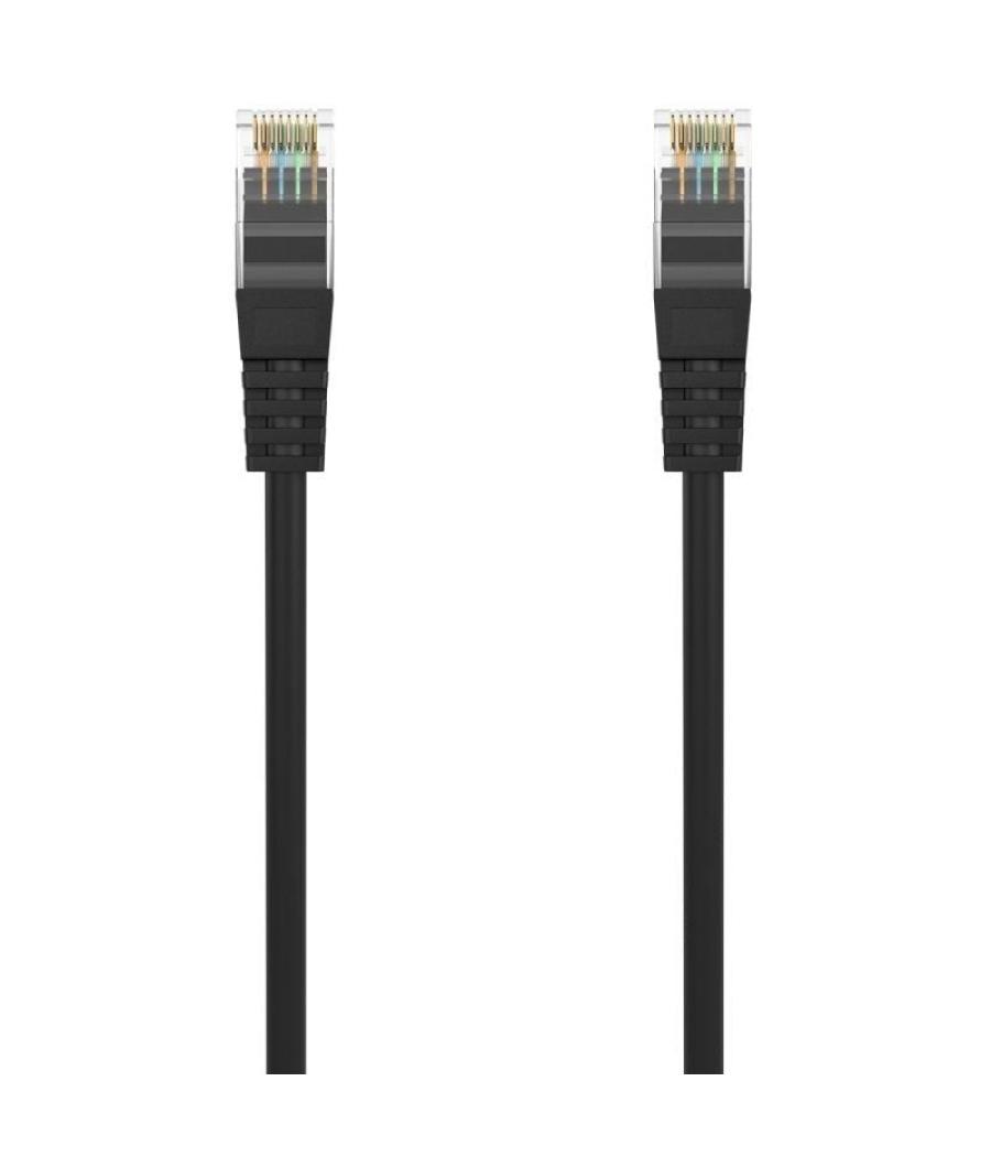 Cable de red rj45 awg24 utp aisens a145-0585 cat.6a/ lszh/ 30cm/ negro