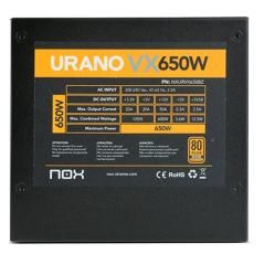 NOX Fuente Alimentación Urano VX 650W 80+ BRONZE - Imagen 4