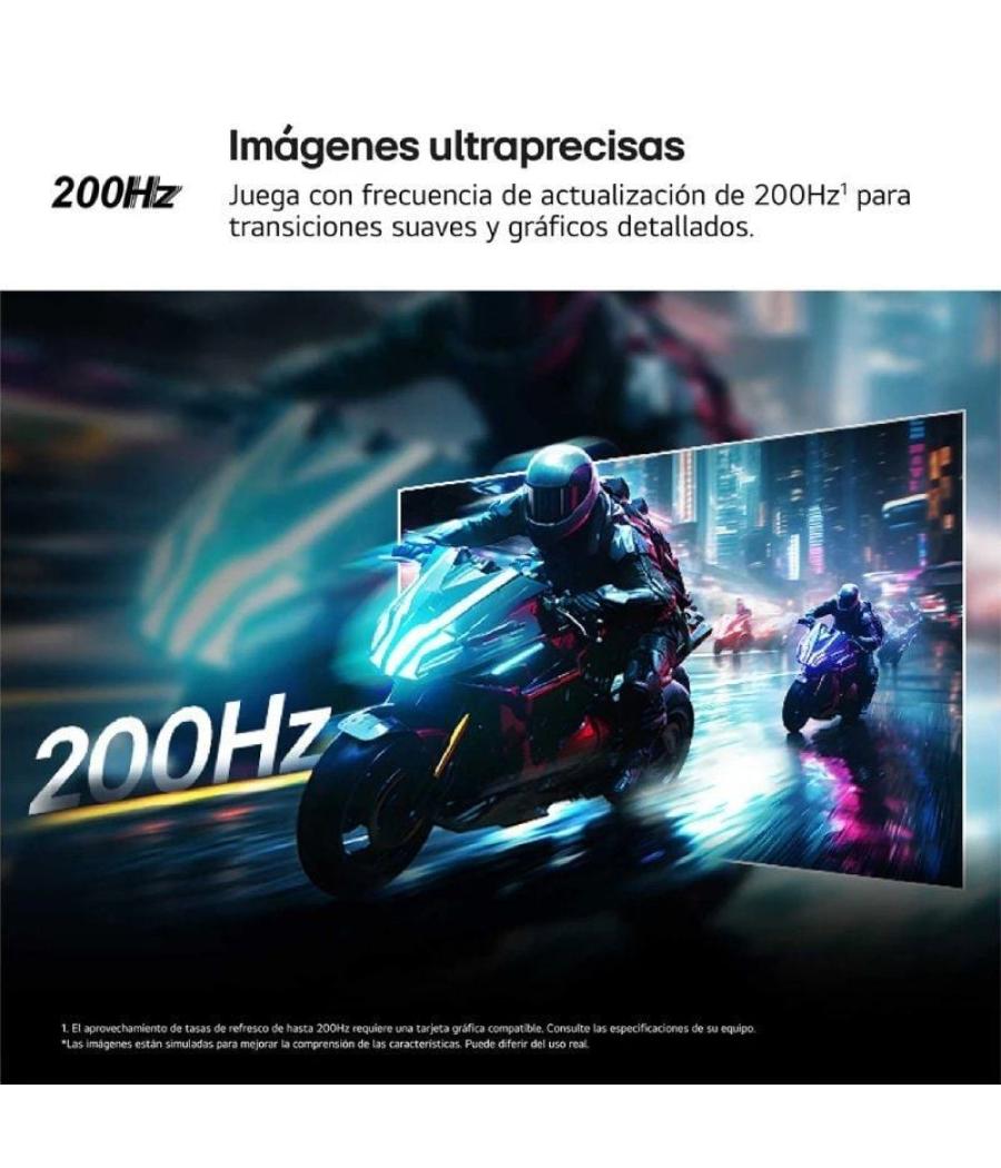 Monitor gaming lg ultragear 27g610a-b 27'/ qhd/ 1ms/ 200hz/ ips/ regulable en altura/ negro