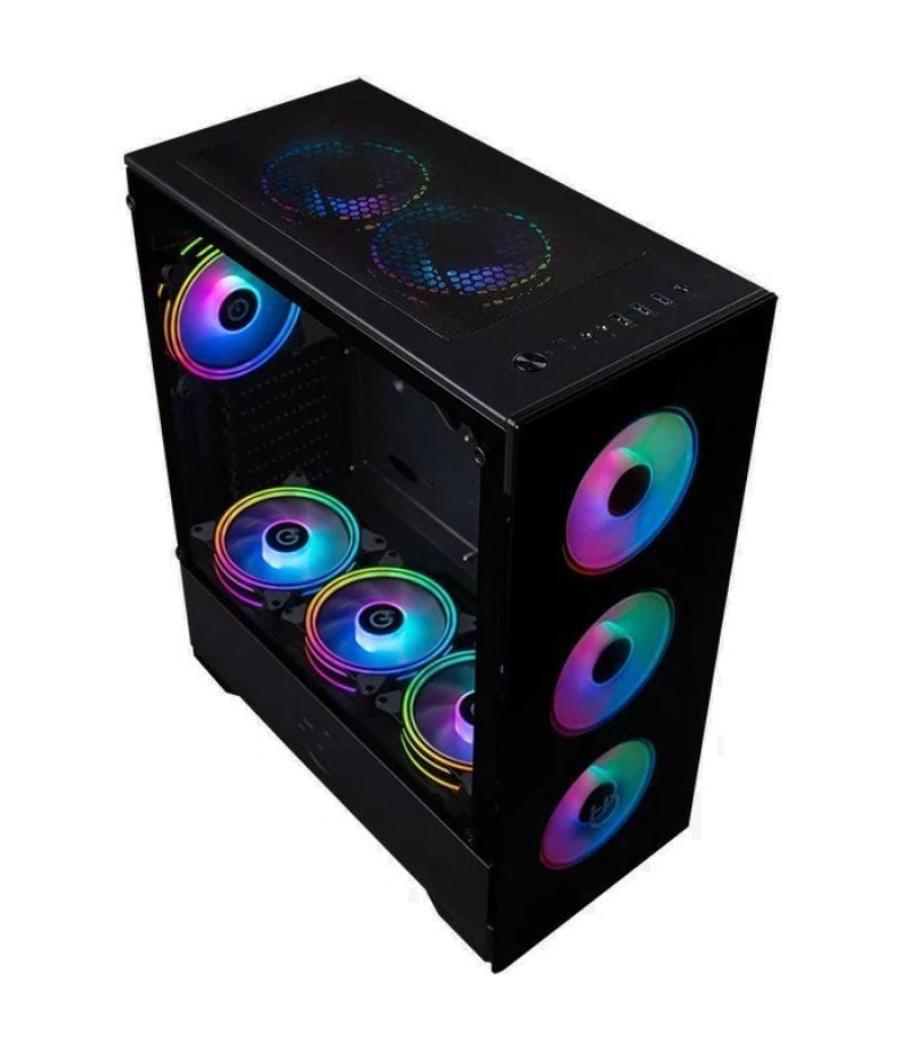 Caja gaming semitorre hiditec z20 aura