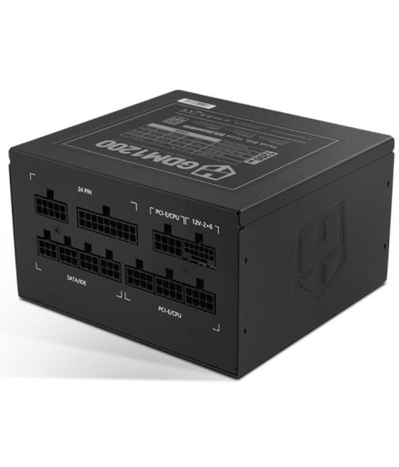 Fuente de alimentación nox hummer gdm/ 1200w/ ventilador 12cm/ 80 plus gold