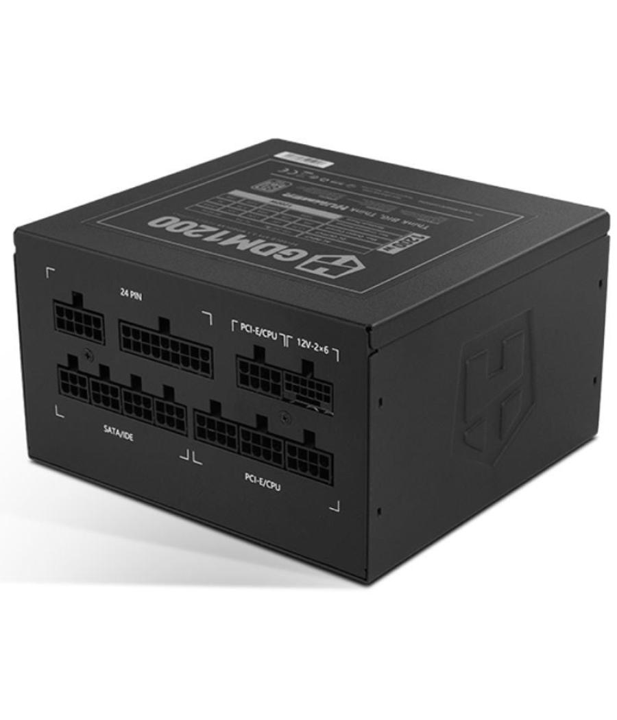 Fuente de alimentación nox hummer gdm/ 1200w/ ventilador 12cm/ 80 plus gold