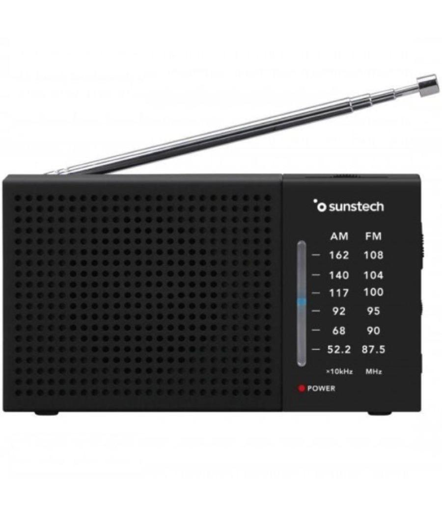 Radio portátil sunstech rps412/ negra