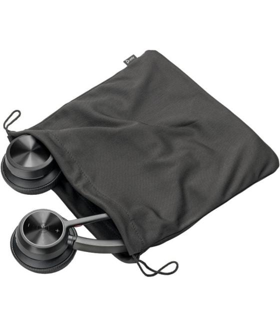 Auriculares inalámbricos poly voyager 4320 para microsoft teams + adaptador bt700/ con micrófono/ bluetooth/ negros
