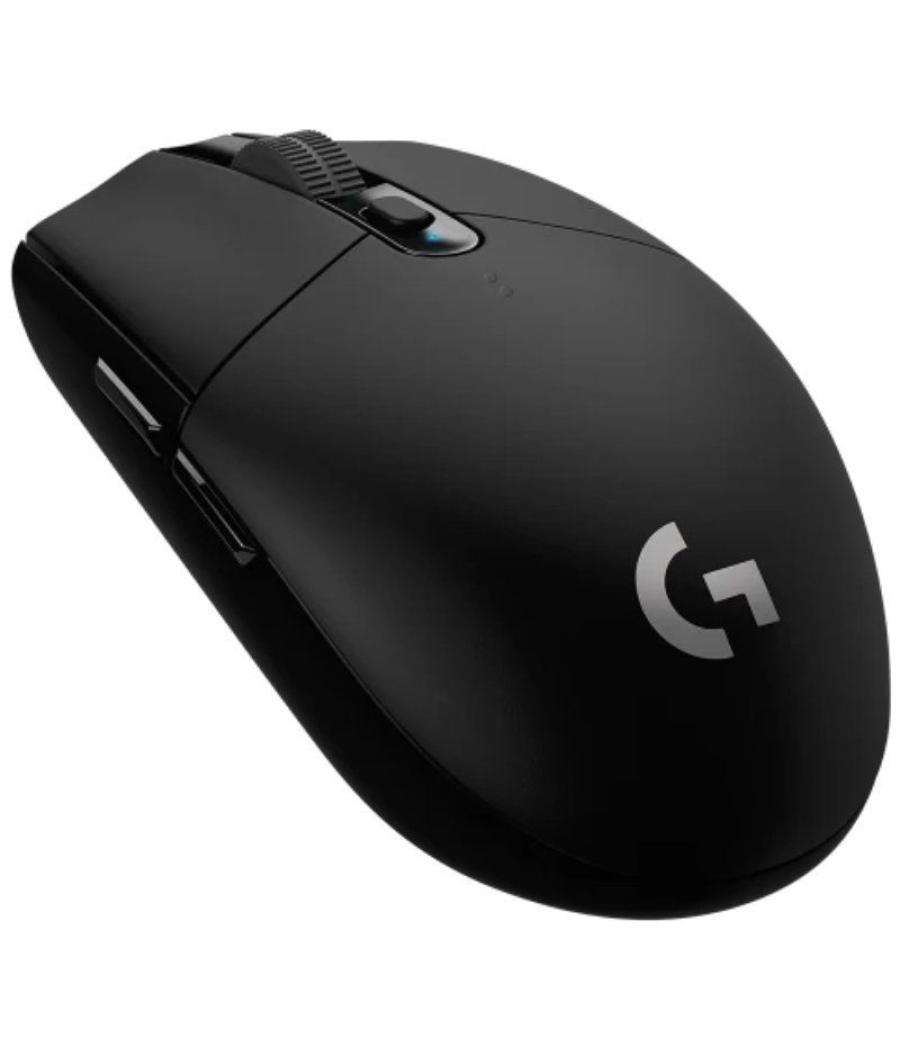 Ratón gaming inalámbrico logitech g305 lightspeed/ batería recargable/ hasta 12000 dpi/ negro