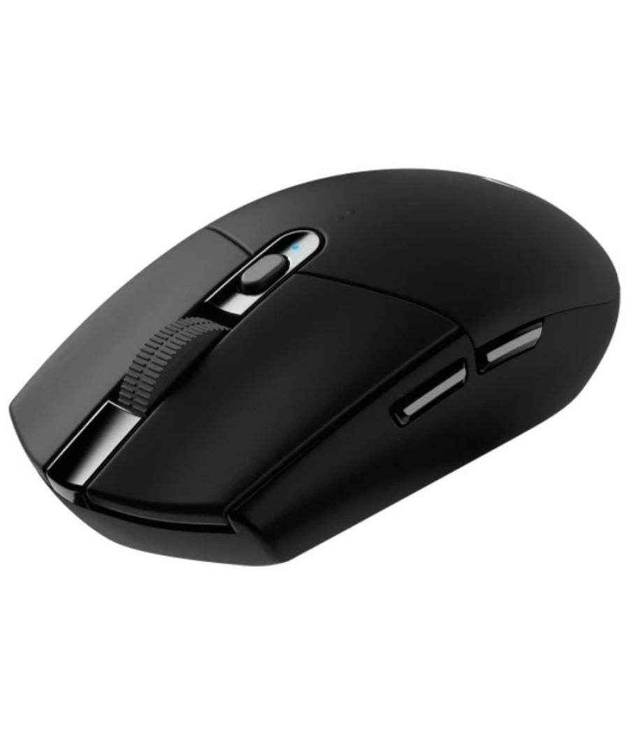 Ratón gaming inalámbrico logitech g305 lightspeed/ batería recargable/ hasta 12000 dpi/ negro