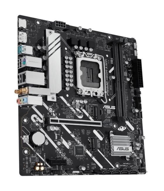 Placa base asus prime h810m-a wifi socket 1851/ ddr5/ pcie 4.0/ micro atx
