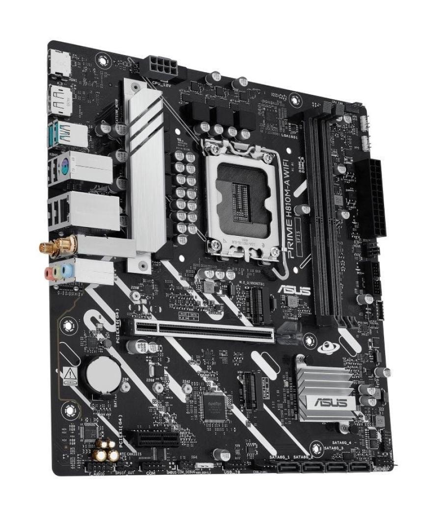 Placa base asus prime h810m-a wifi socket 1851/ ddr5/ pcie 4.0/ micro atx