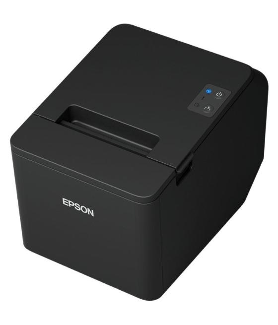 Impresora de tickets epson tm-t20iv/ ancho papel 80mm/ usb-rs232/ negra
