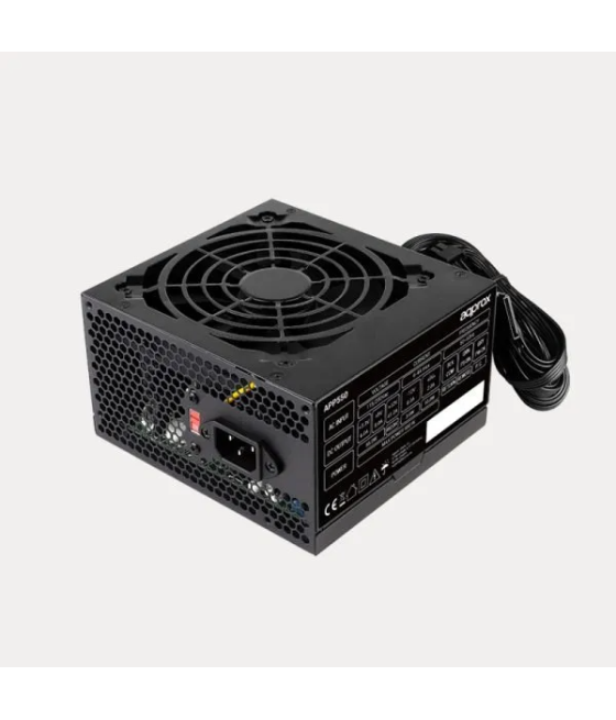 Fuente alim. atx 550w + cable negro con selector de voltaje approx