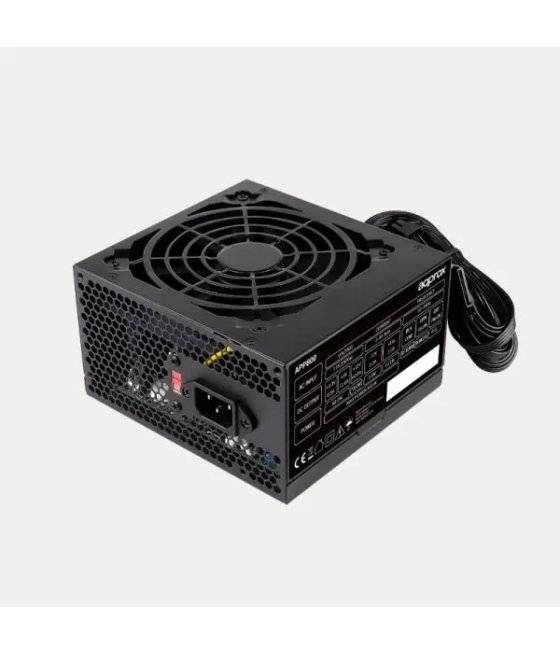 Fuente alim. atx 800w + cable negro con selector de voltaje approx