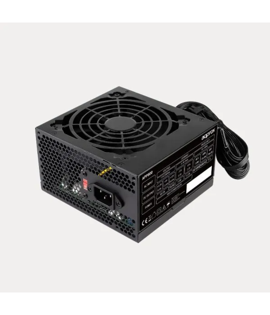Fuente alim. atx 800w + cable negro con selector de voltaje approx